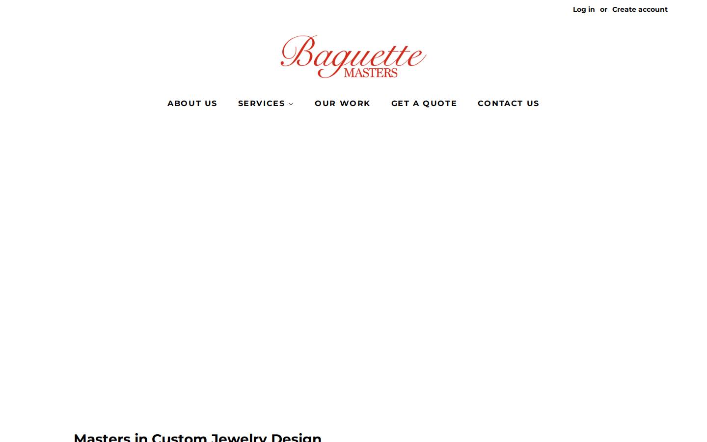baguettemasters.com homepage screenshot
