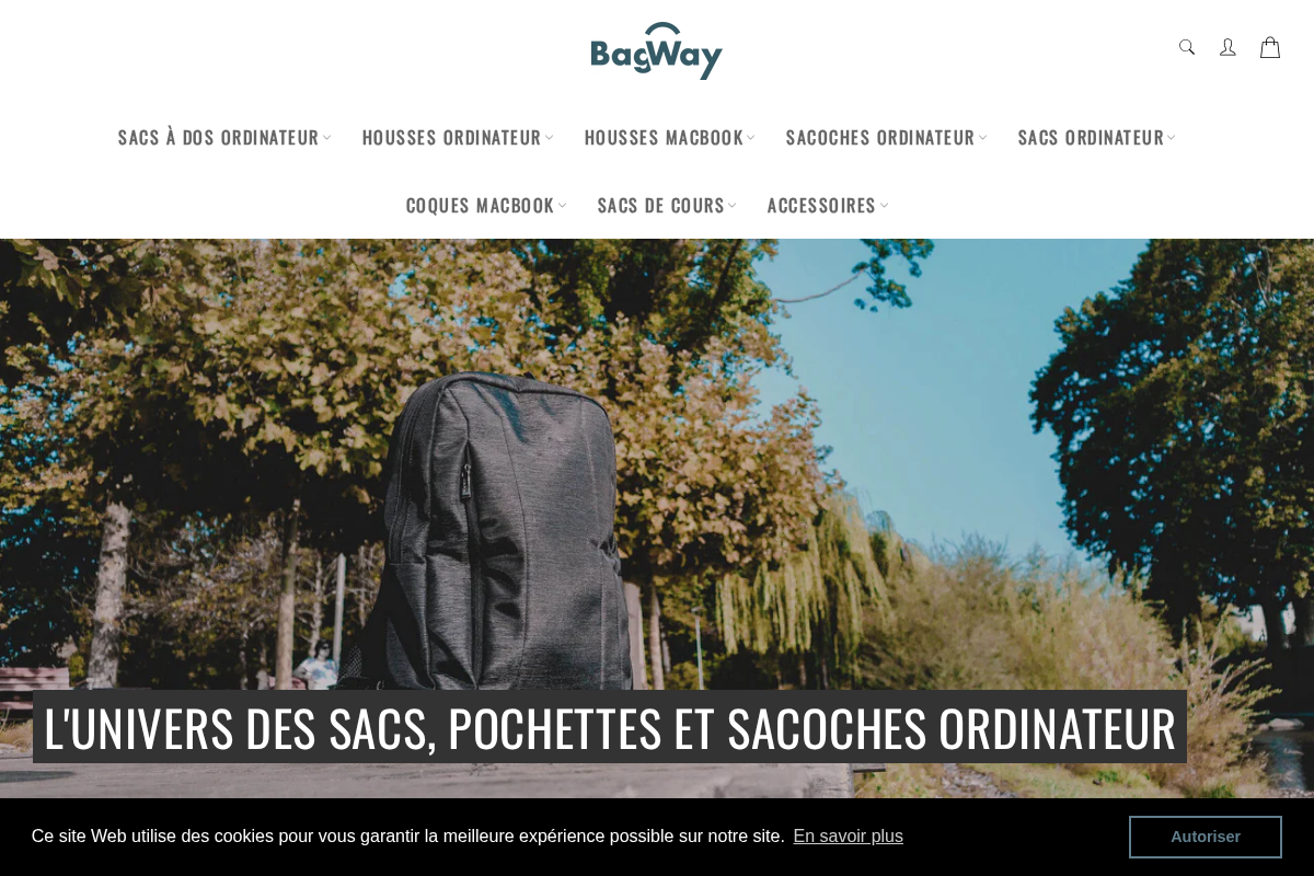 BagWay homepage screenshot