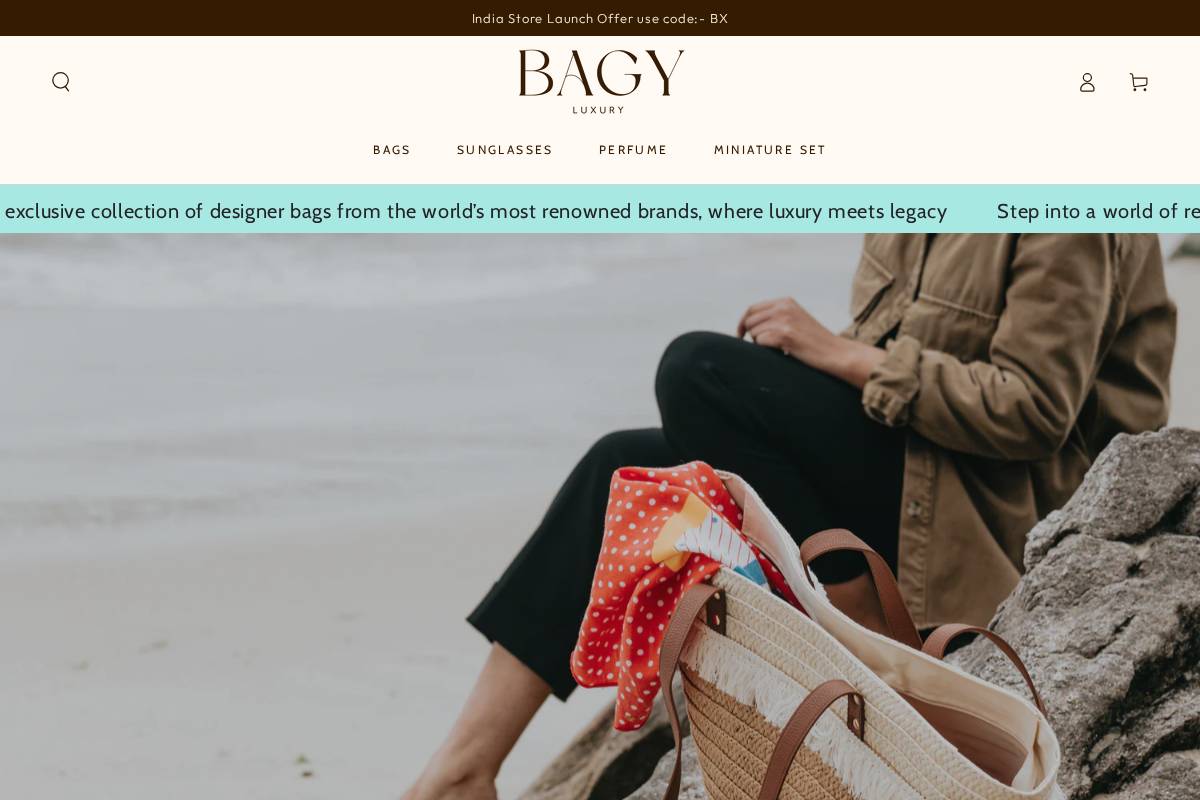 bagy.luxury homepage screenshot
