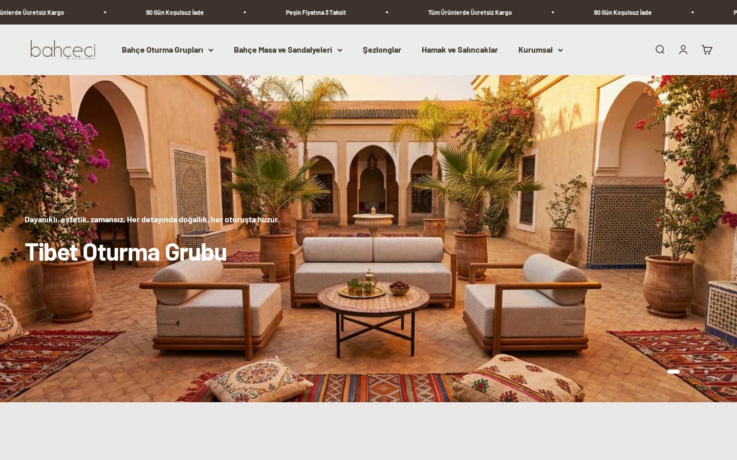bahcecimobilya.com homepage screenshot