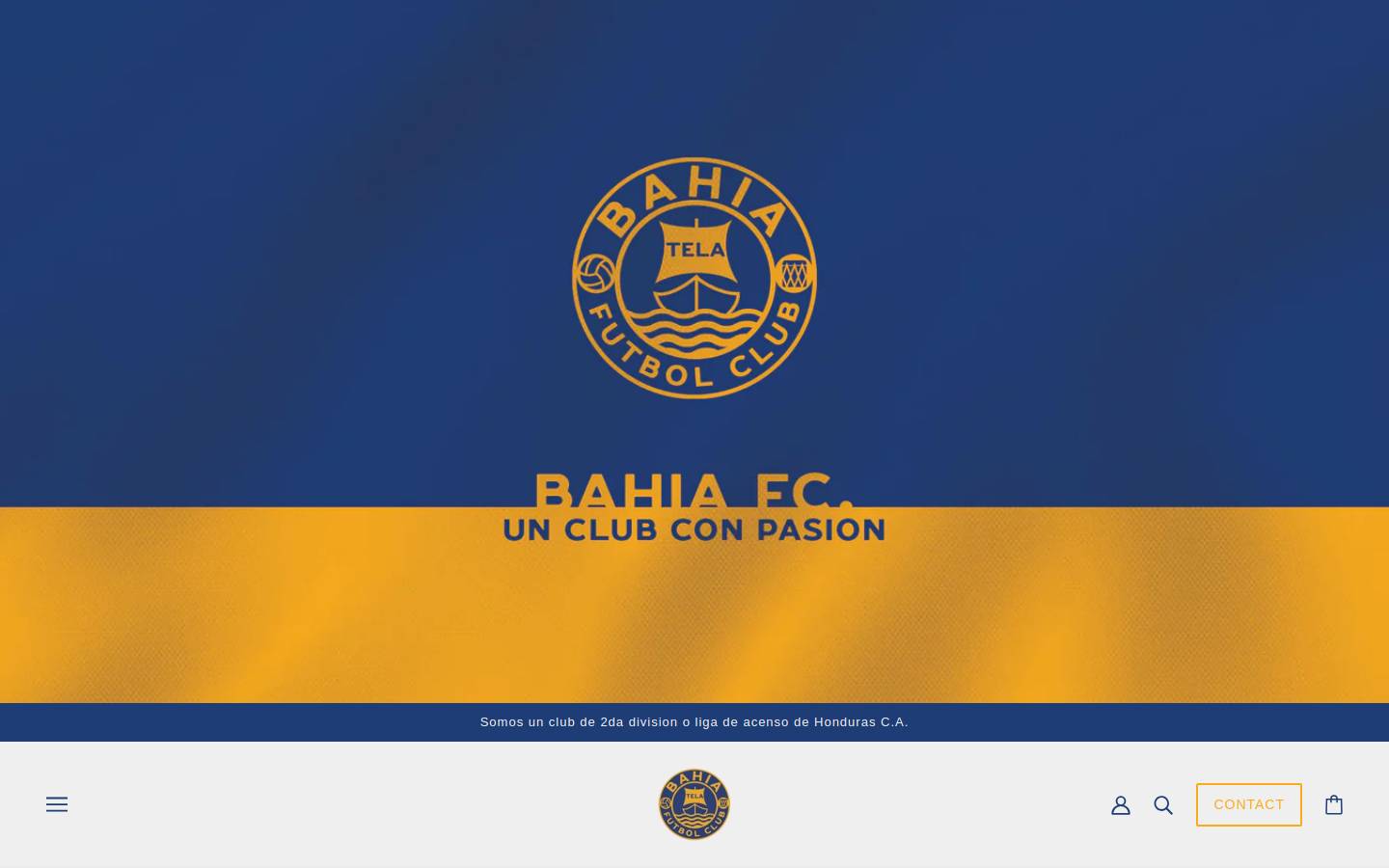 bahiafc.com homepage screenshot