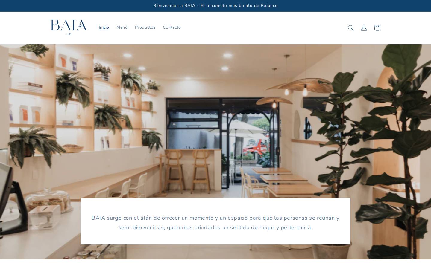 baiacafe.com homepage screenshot