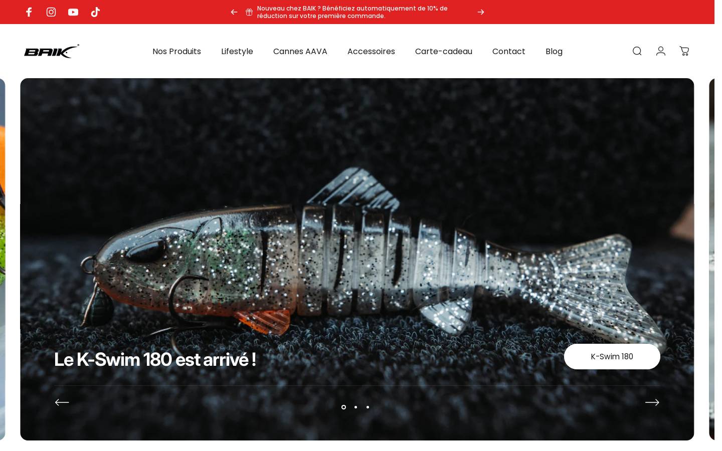 baikbaits.com homepage screenshot