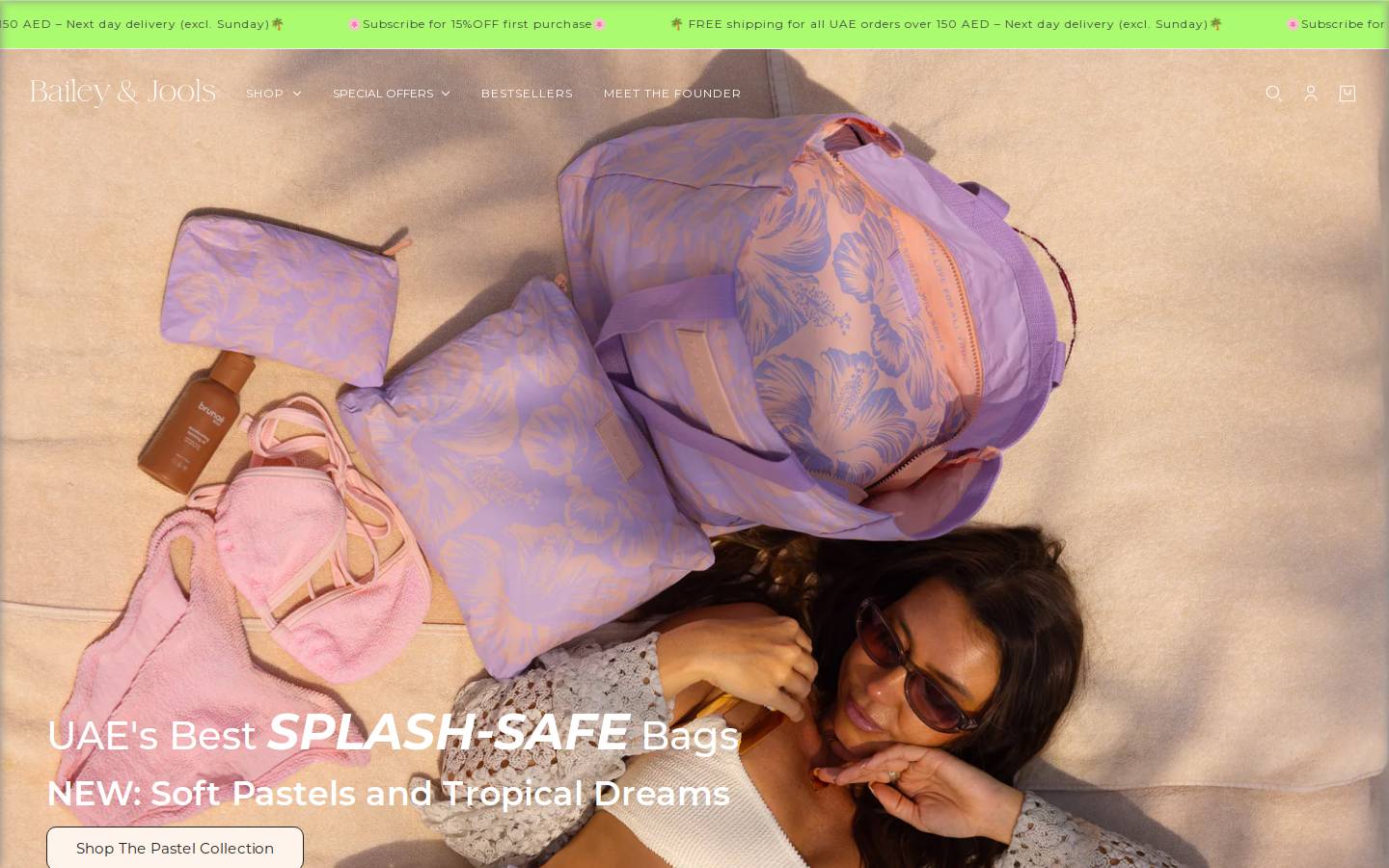 baileyjools.com homepage screenshot