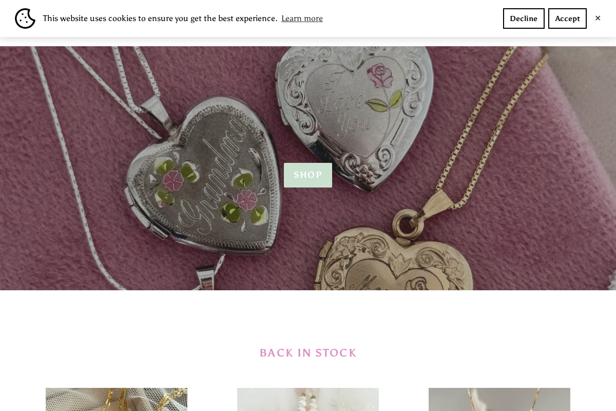 bailysbeads.shop homepage screenshot