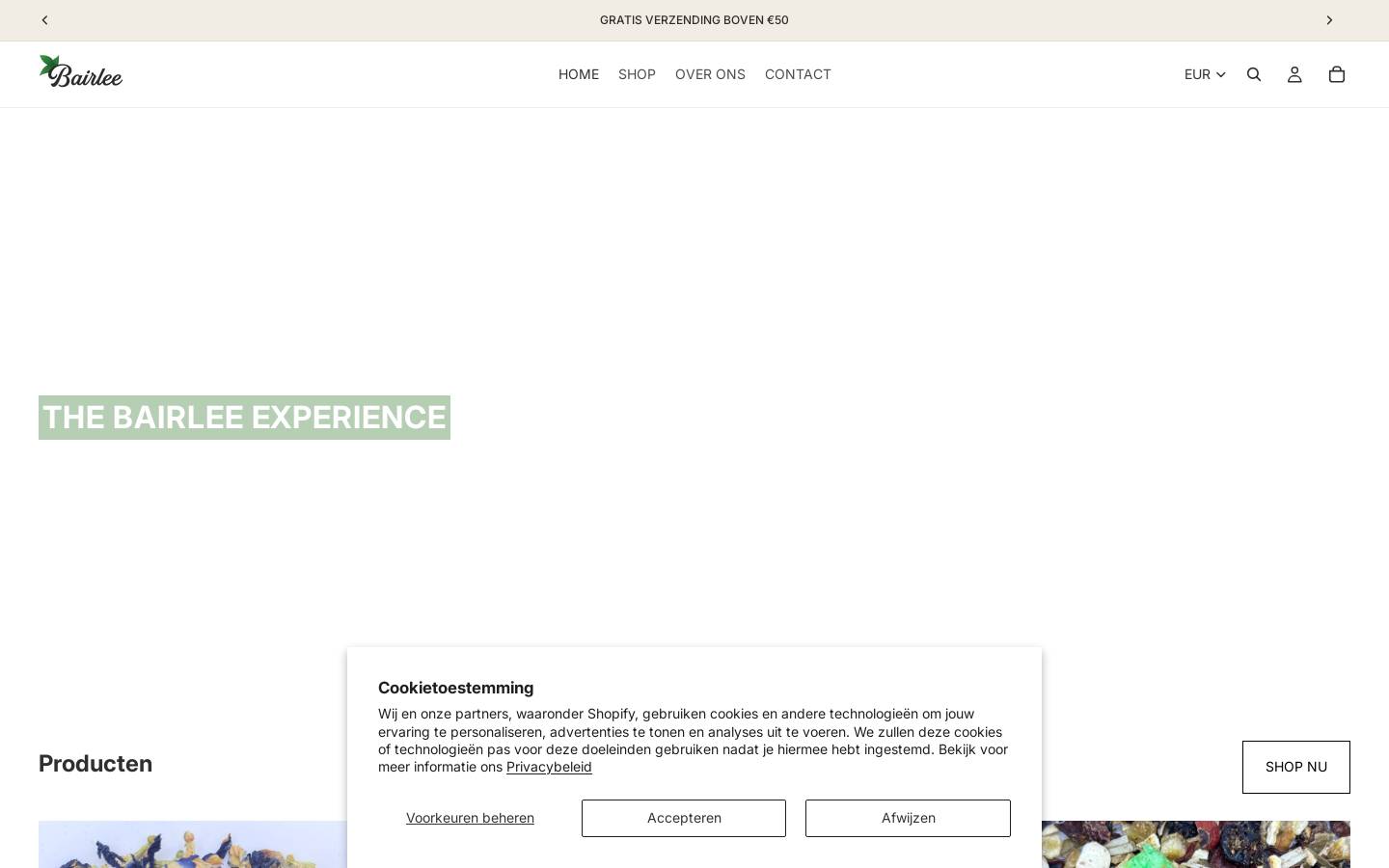 bairlee.com homepage screenshot