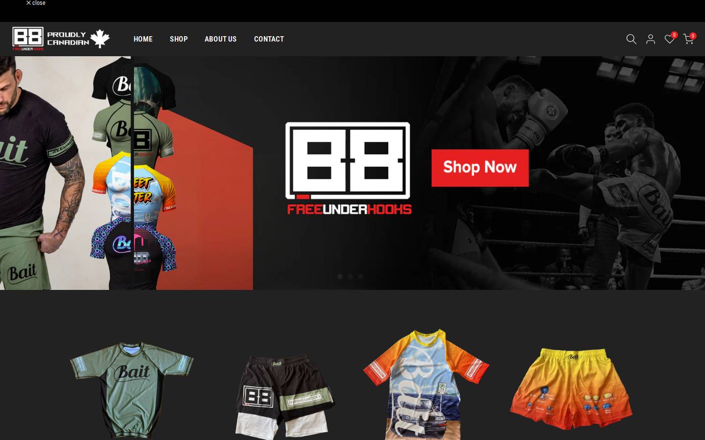 baitapparel.com homepage screenshot