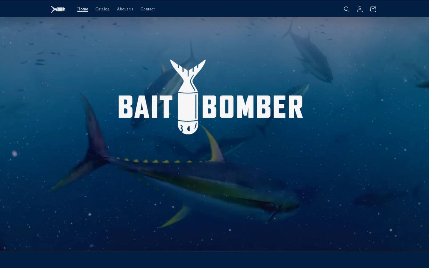 baitbomber.com homepage screenshot