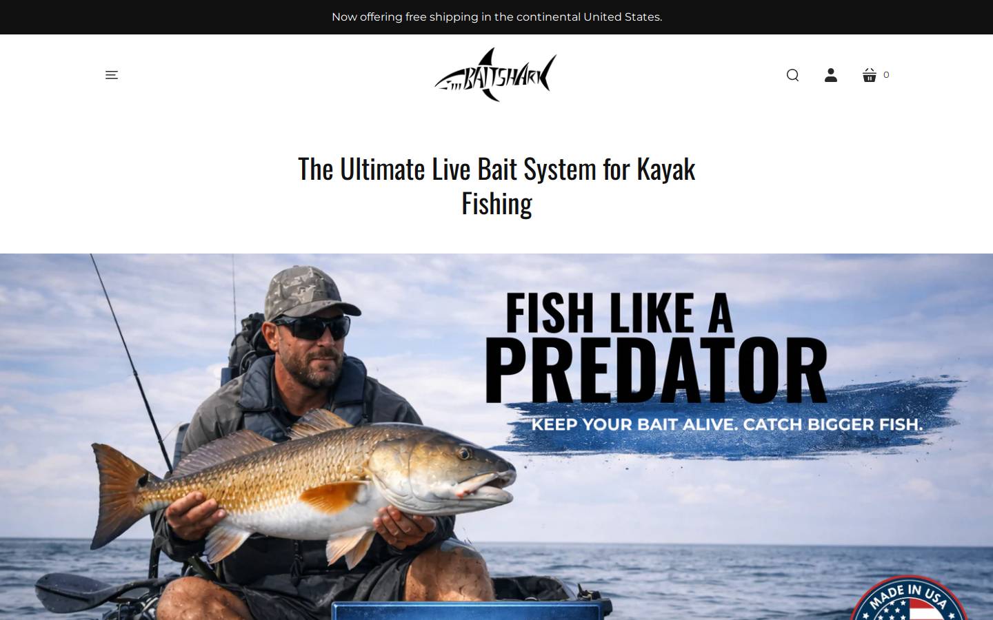 baitshark.com homepage screenshot