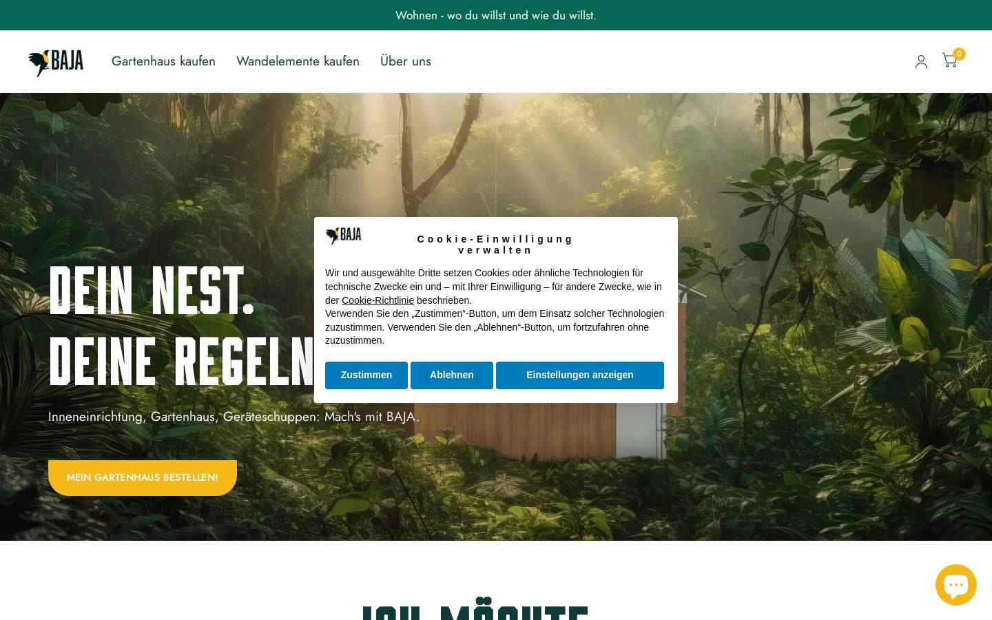 baja-shop.de homepage screenshot