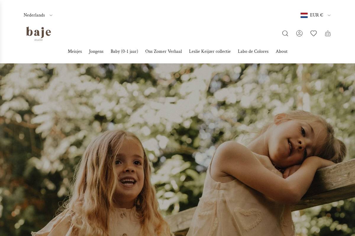 bajestudio.com homepage screenshot