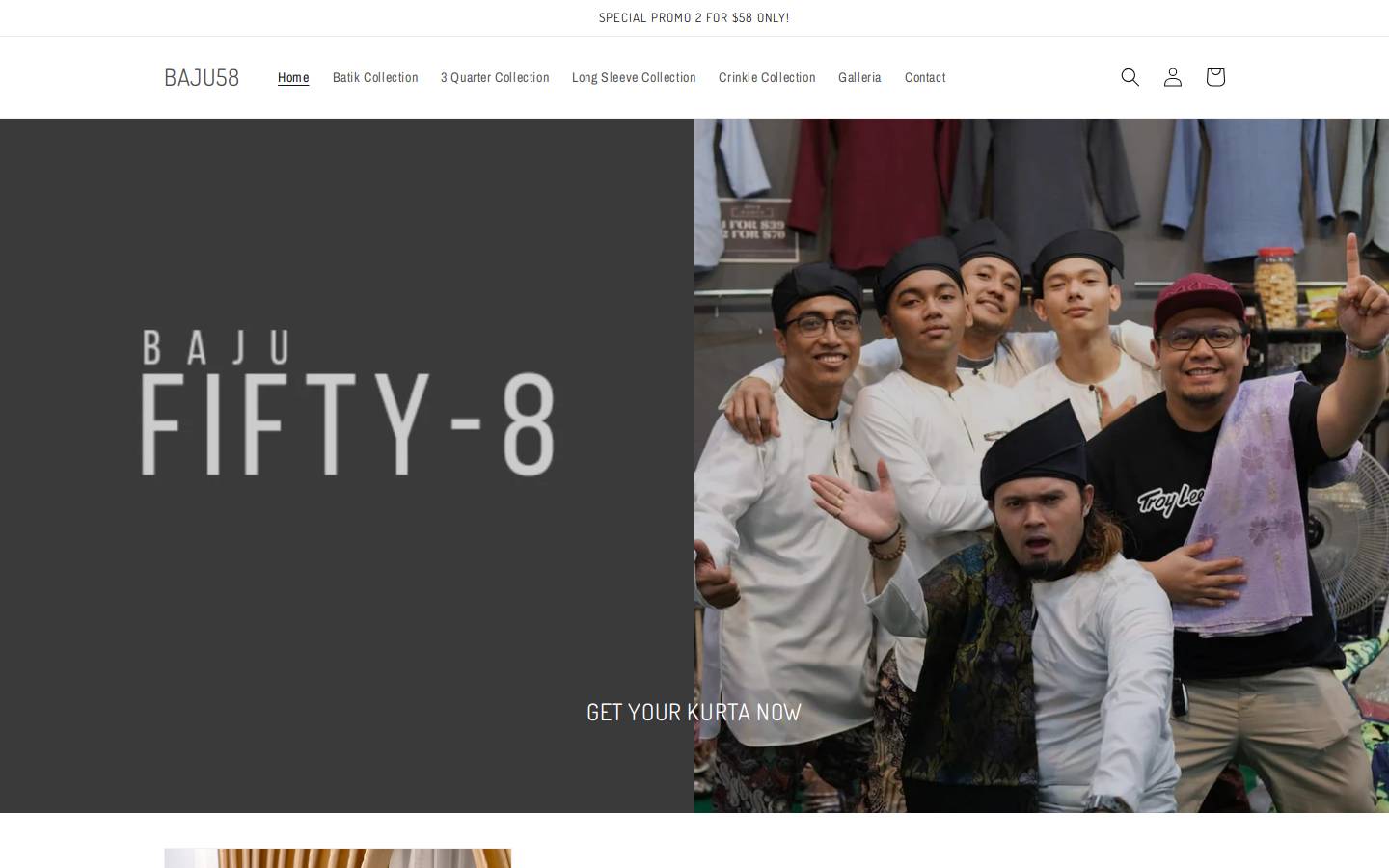bajufifty8.com homepage screenshot