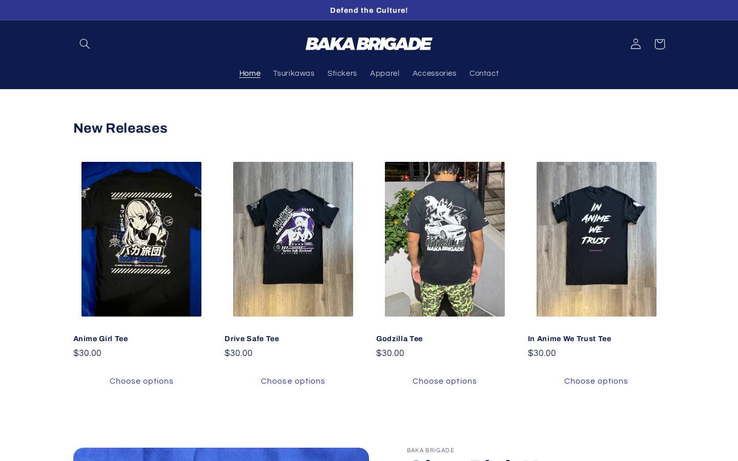 bakabrigade.com homepage screenshot