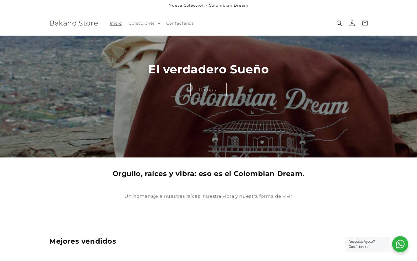 bakanostoreco.com homepage screenshot