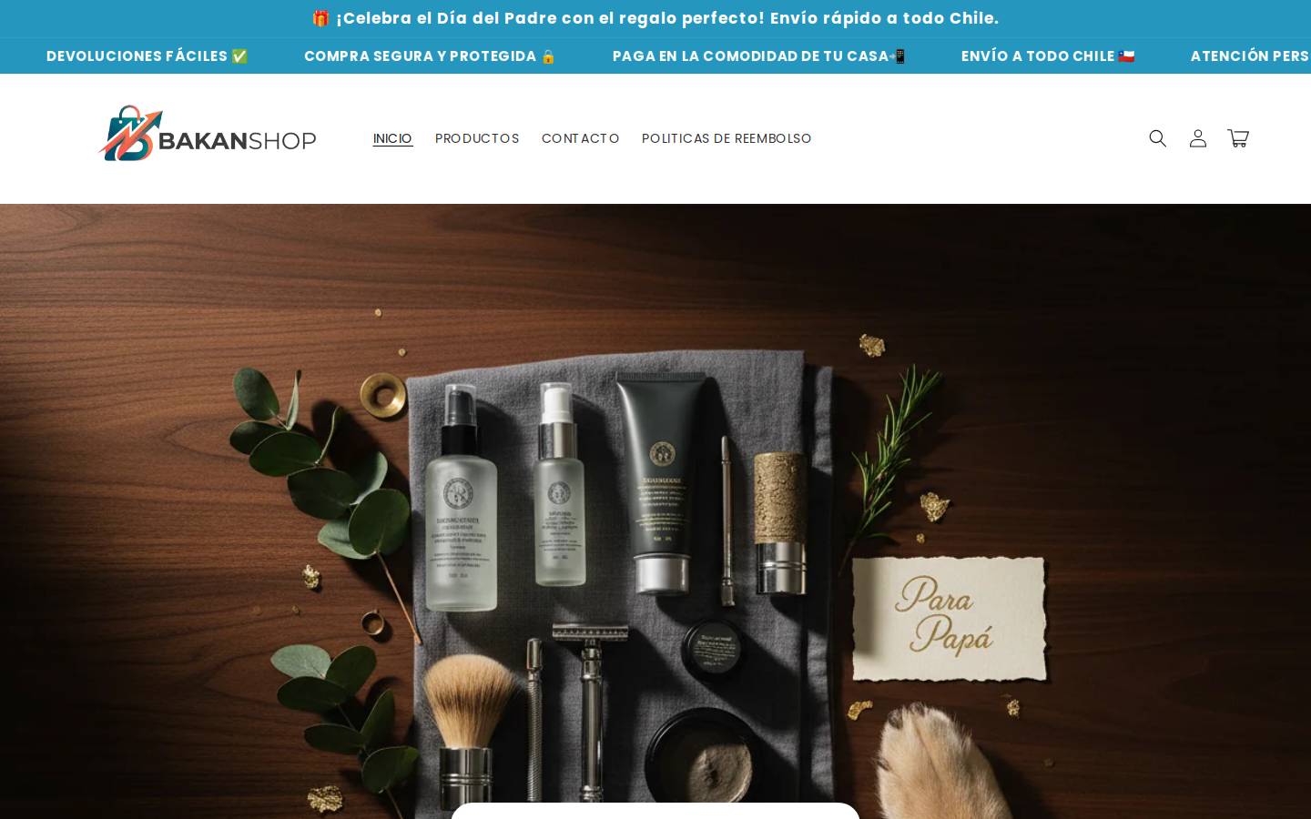 bakanshop.com homepage screenshot