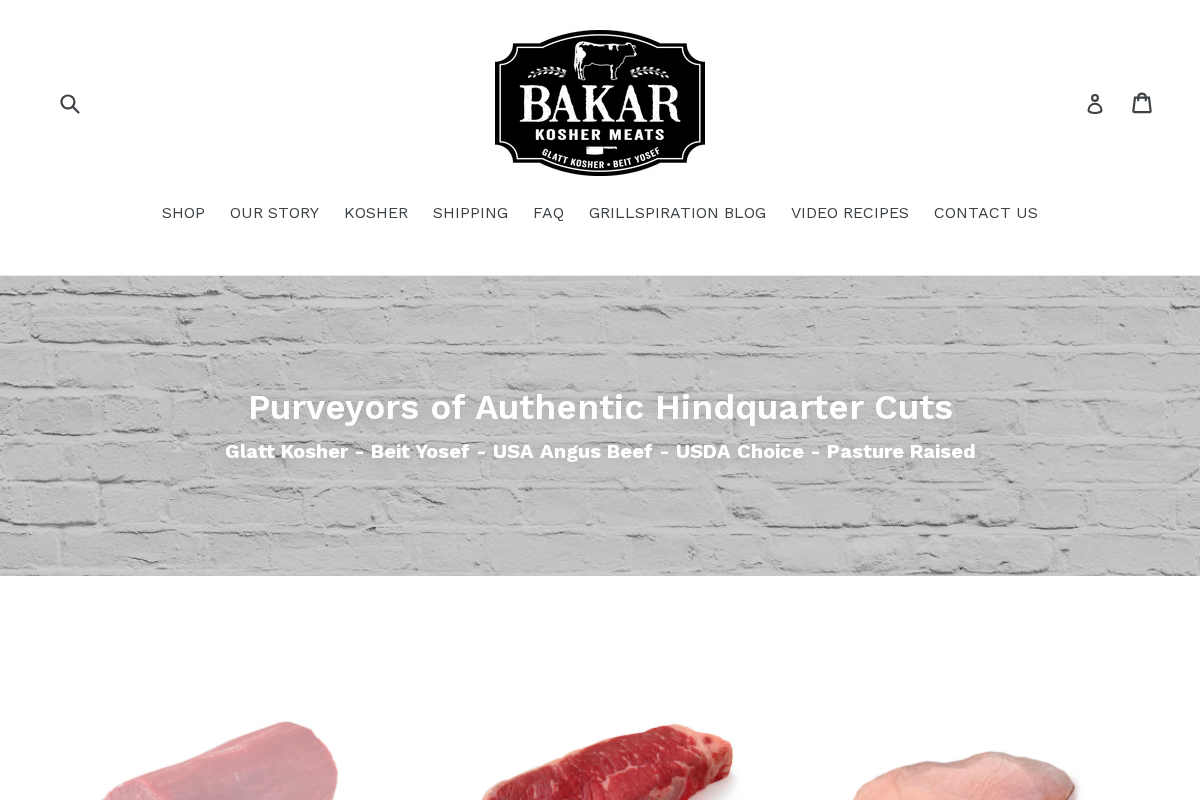 Bakar Meats homepage screenshot