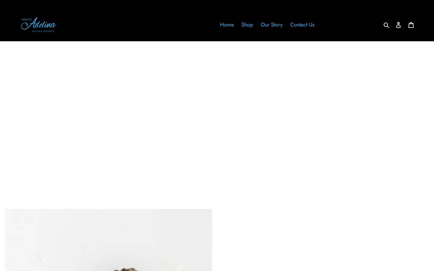 bakedbyadelina.com homepage screenshot