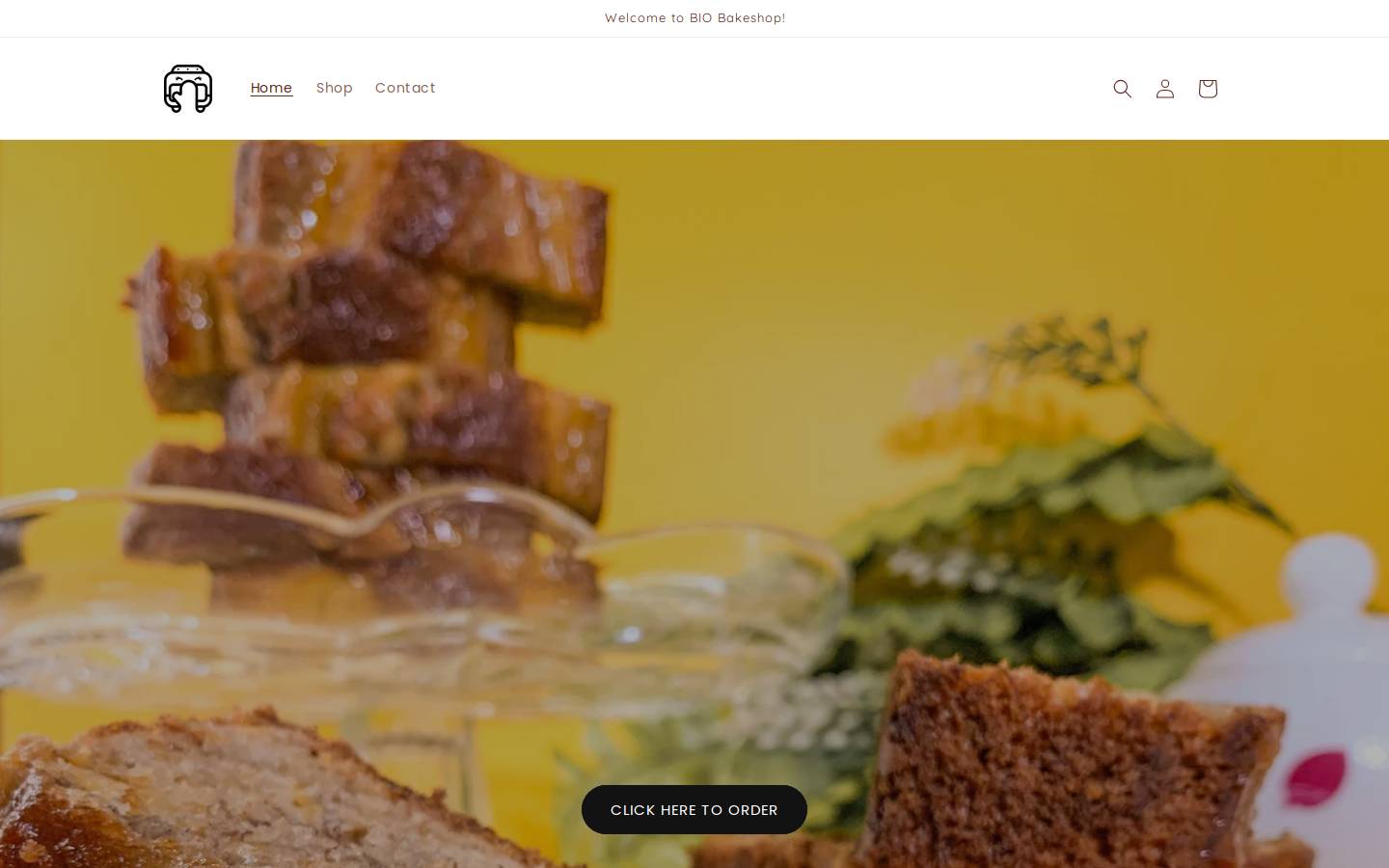 bakedinoven.com homepage screenshot