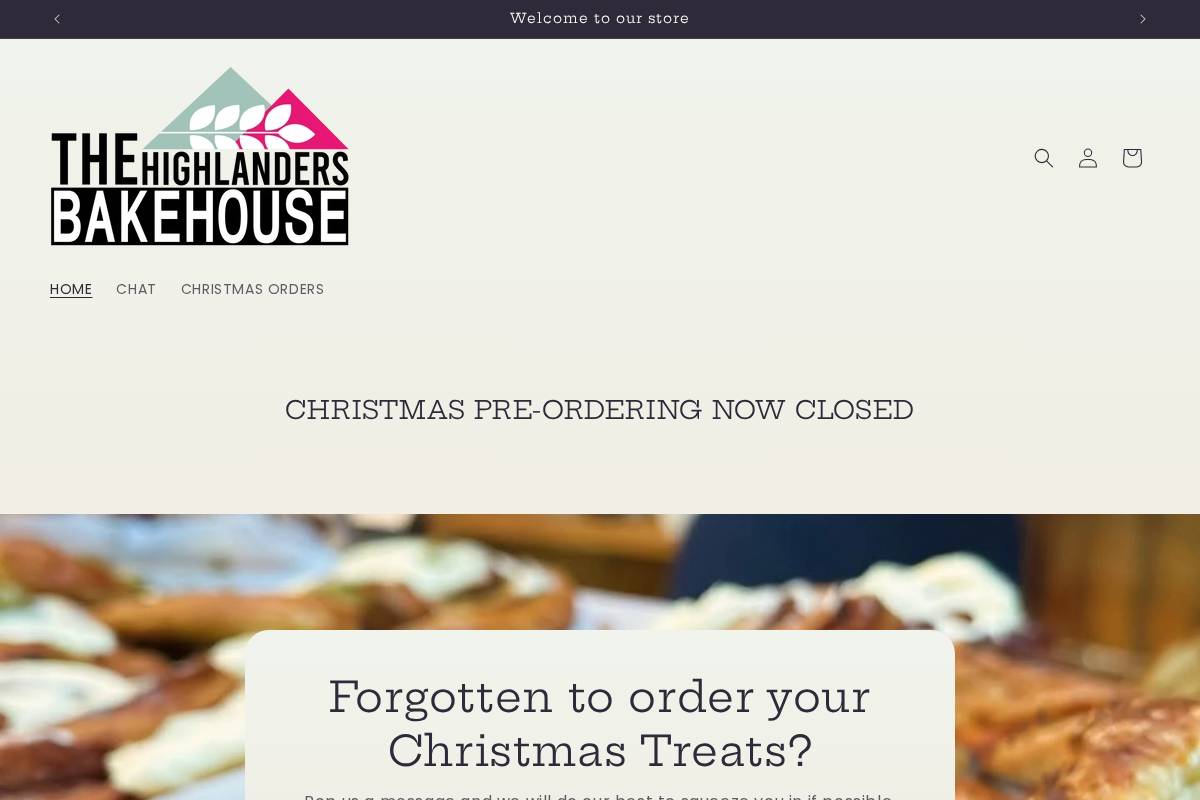 bakehousecrathie.co.uk homepage screenshot