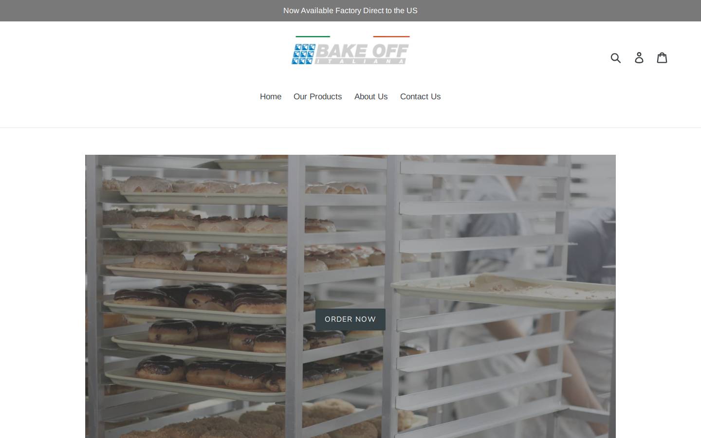 bakeoffitaliana.com homepage screenshot