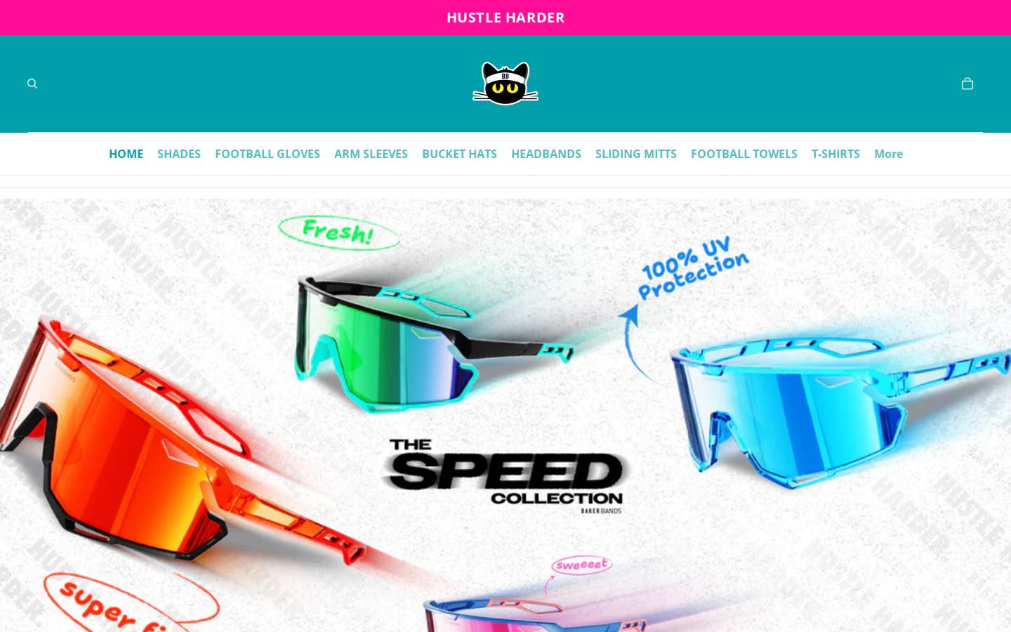 bakerbands.com homepage screenshot