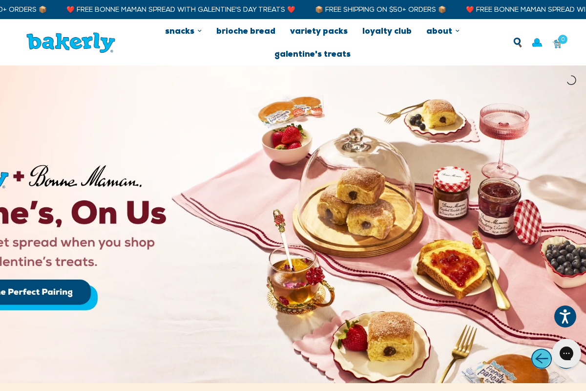 bakerly homepage screenshot