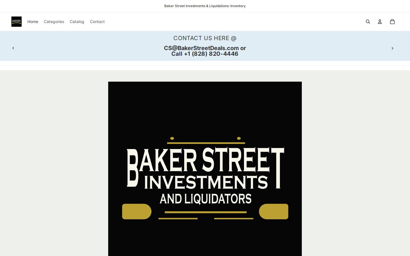 bakerstreetdeals.com homepage screenshot