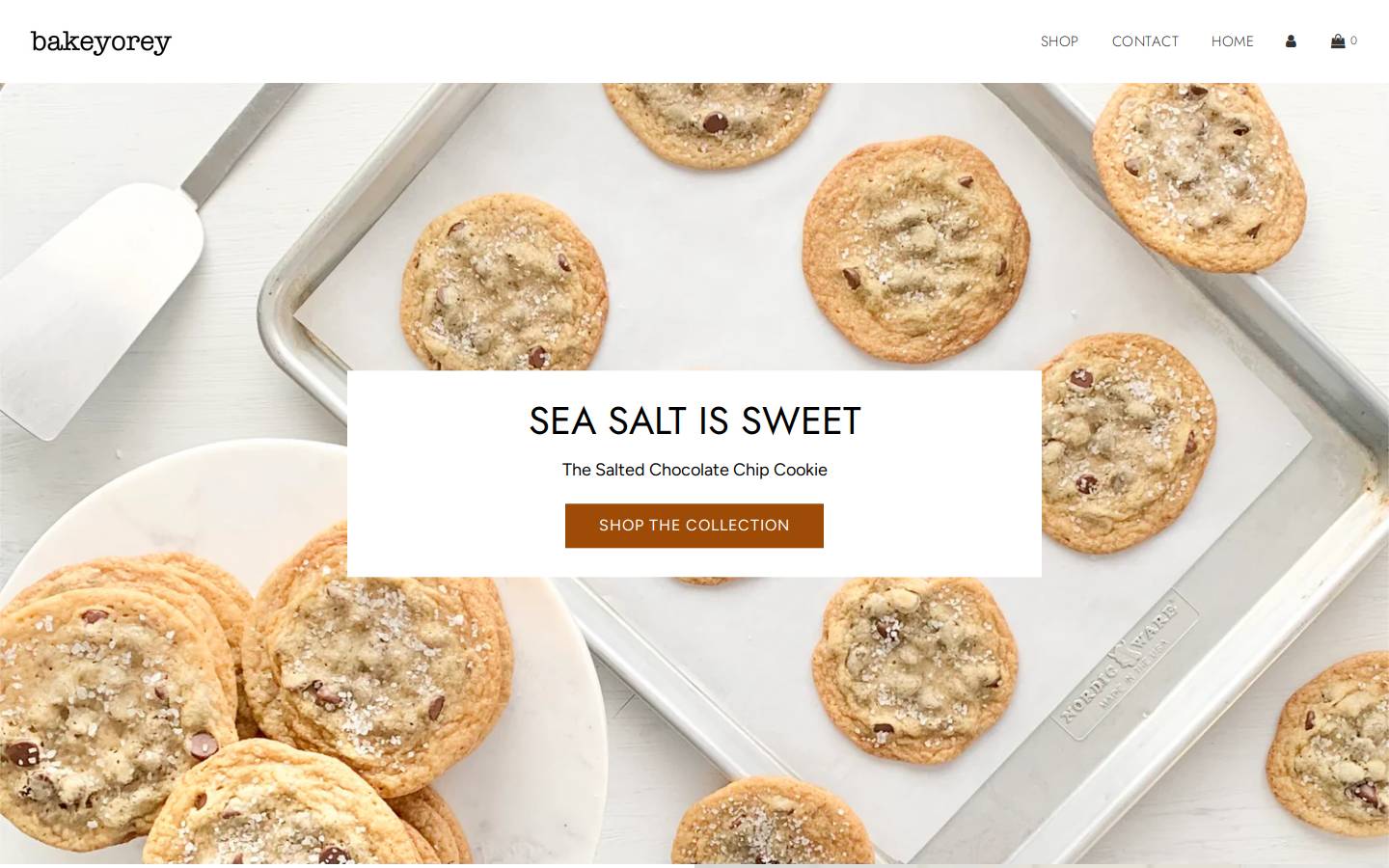 bakeyorey.com homepage screenshot