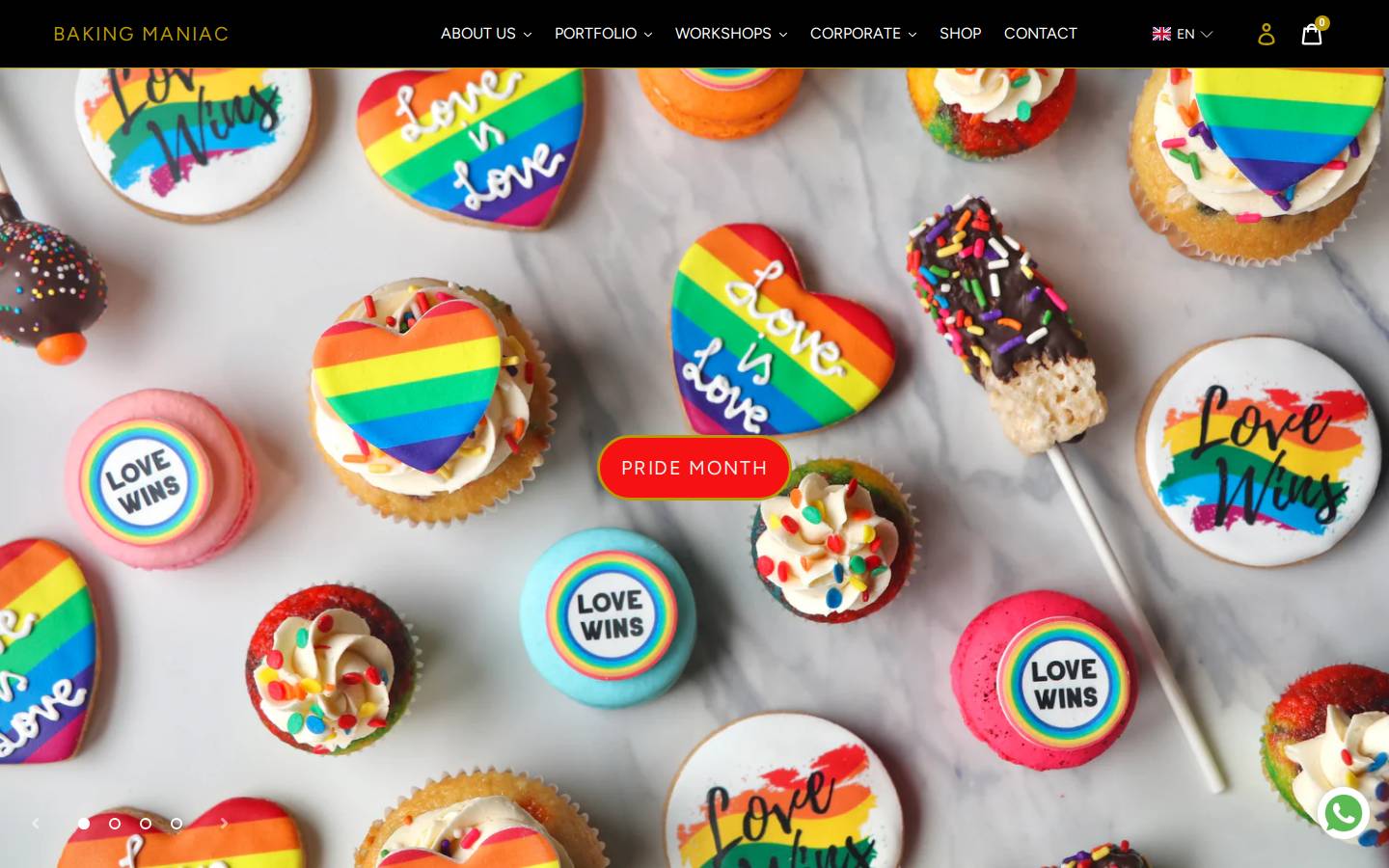 bakingmaniachk.com homepage screenshot