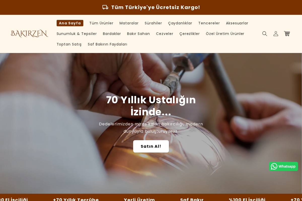 bakirzentr.com homepage screenshot