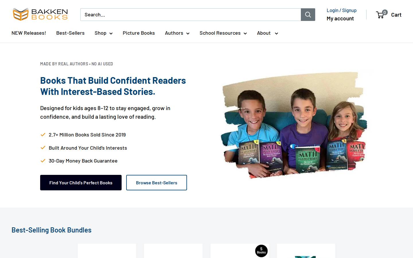 bakkenbooks.com homepage screenshot