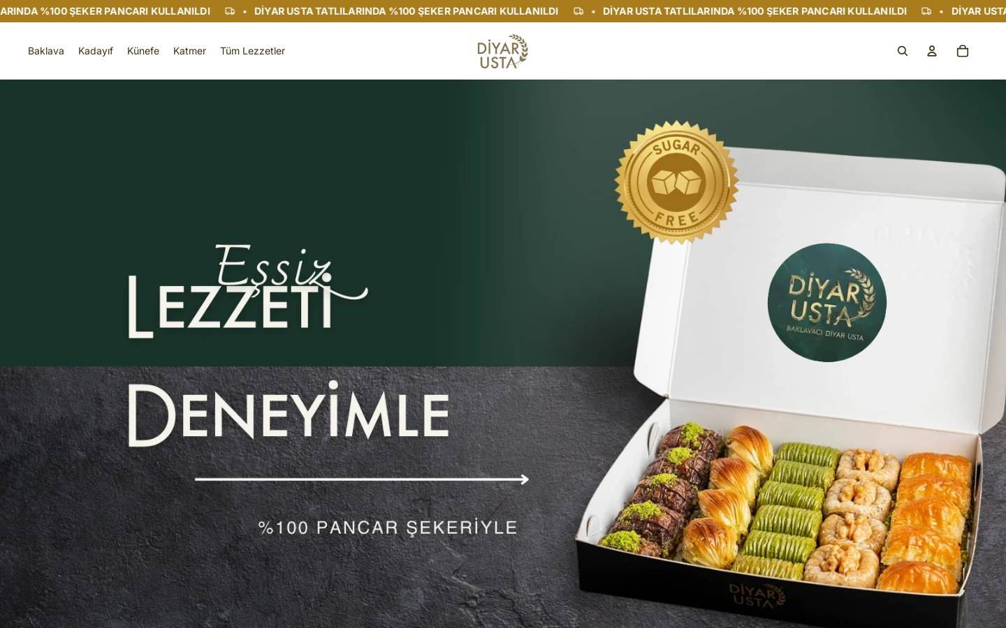 baklavacidiyarusta.com homepage screenshot