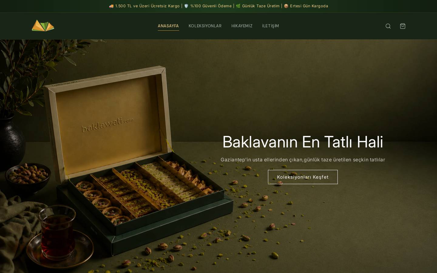 baklawati.com homepage screenshot