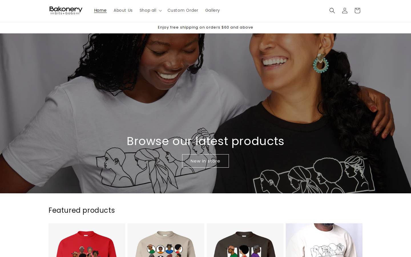 bakonerystudio.com homepage screenshot