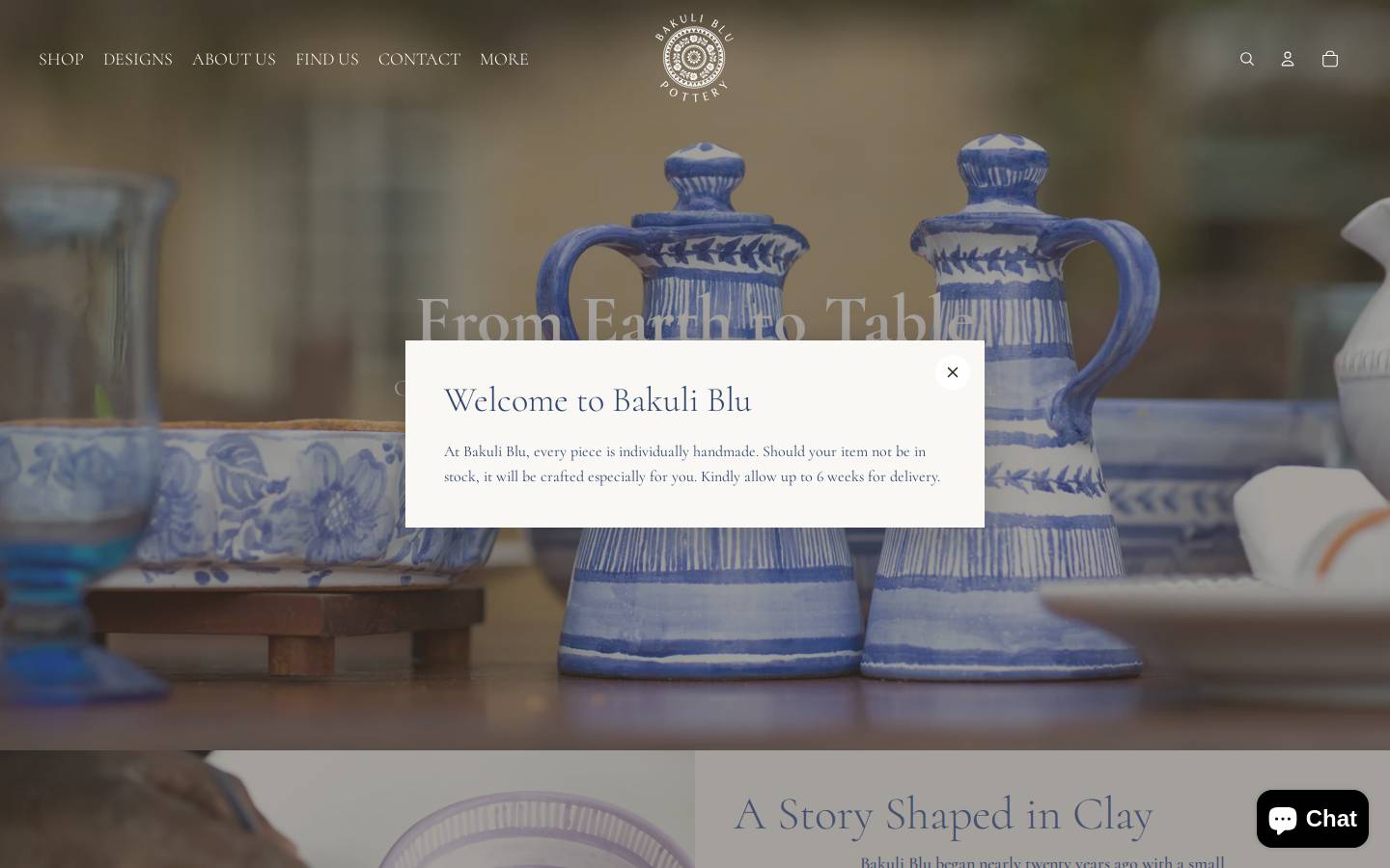 bakuliblu.com homepage screenshot