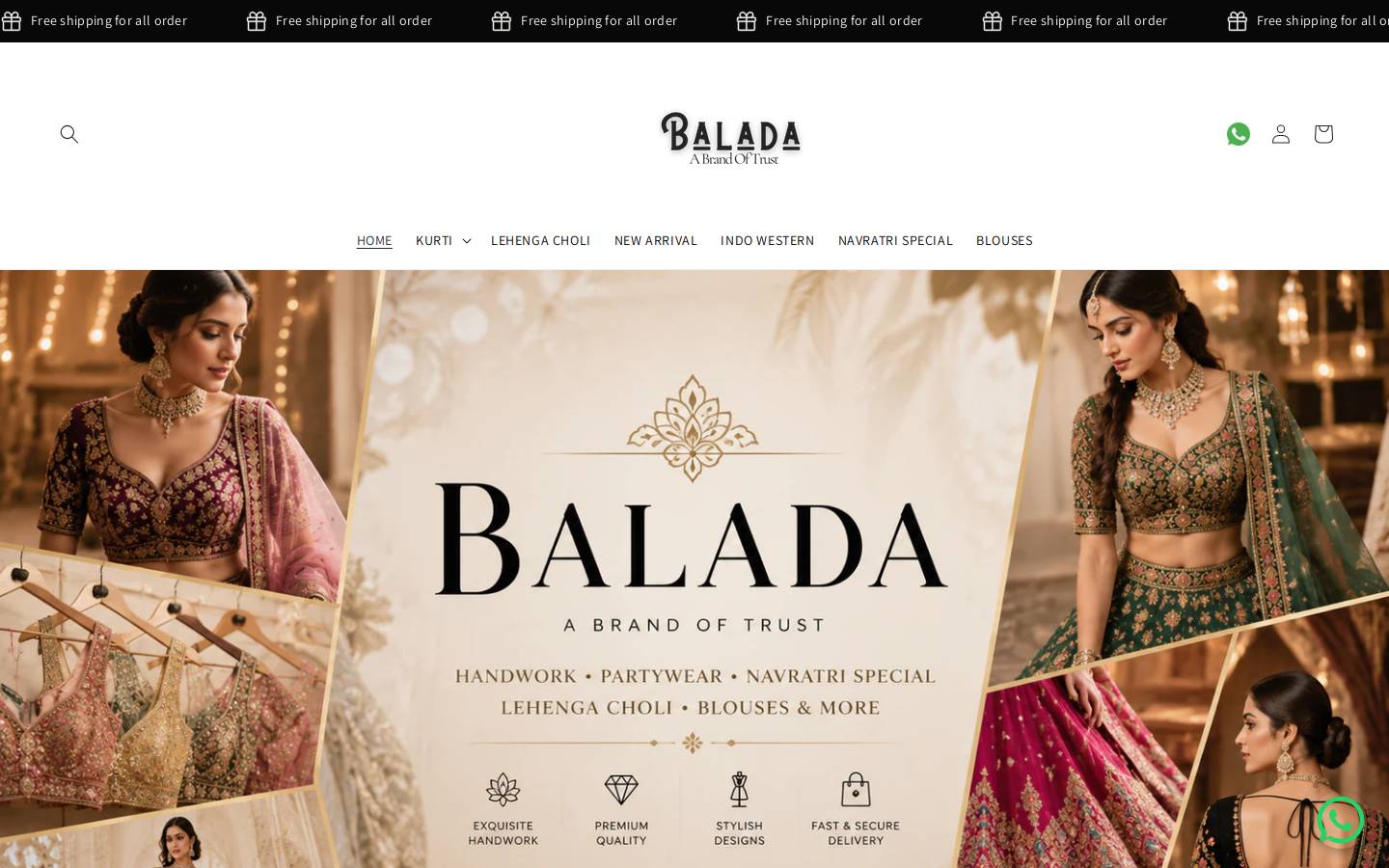 balada.in homepage screenshot