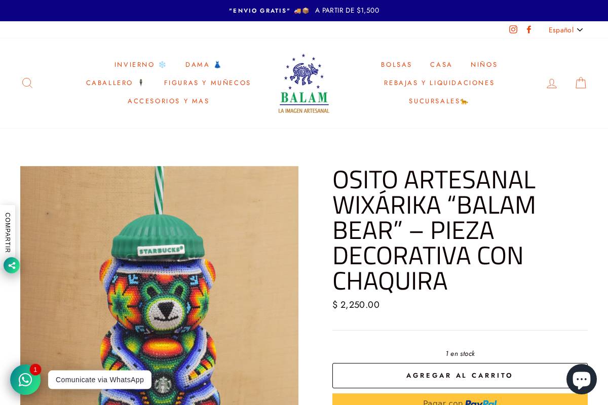 balamartesaniasymanta.com homepage screenshot