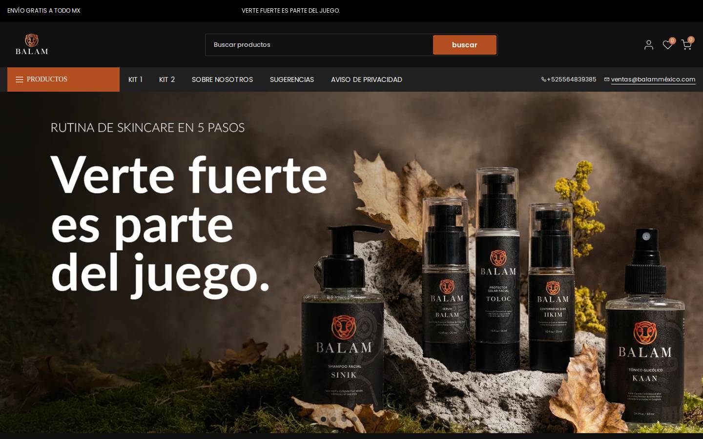 balammx.com homepage screenshot