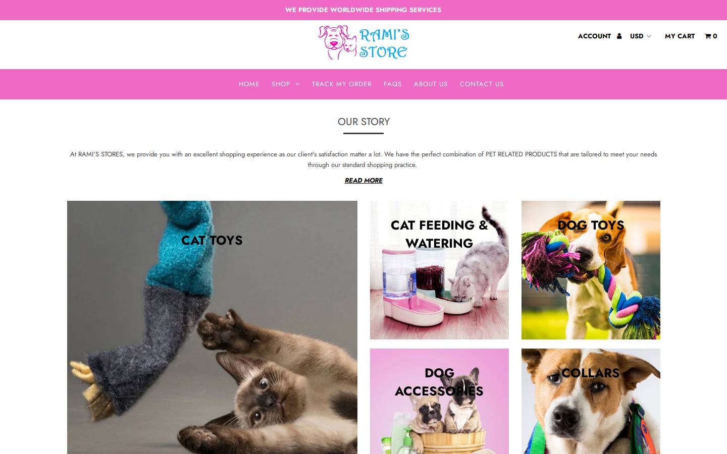 balamstores.com homepage screenshot