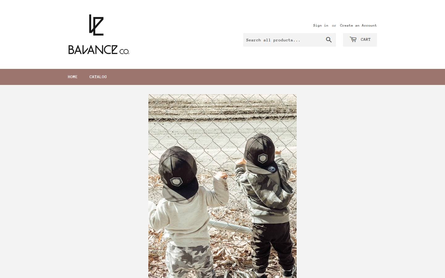 balanceco.store homepage screenshot