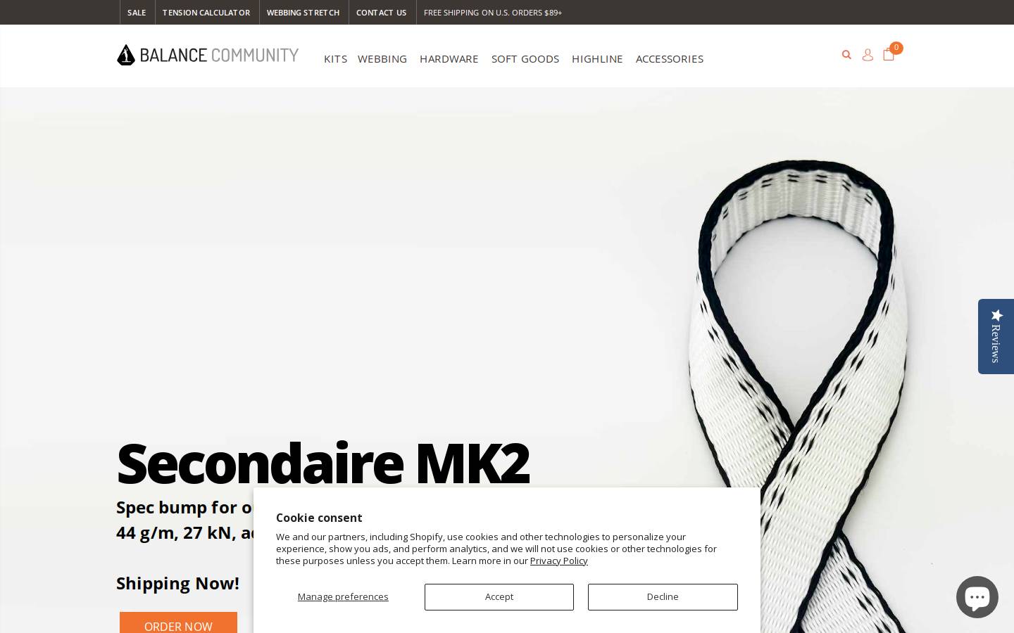 balancecommunity.com homepage screenshot