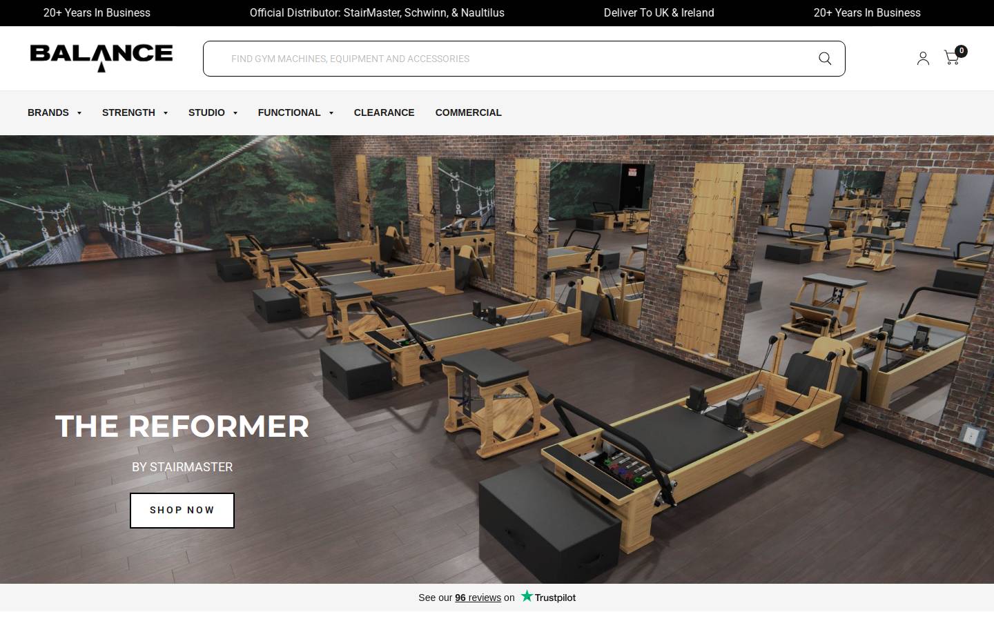 balancefitout.com homepage screenshot