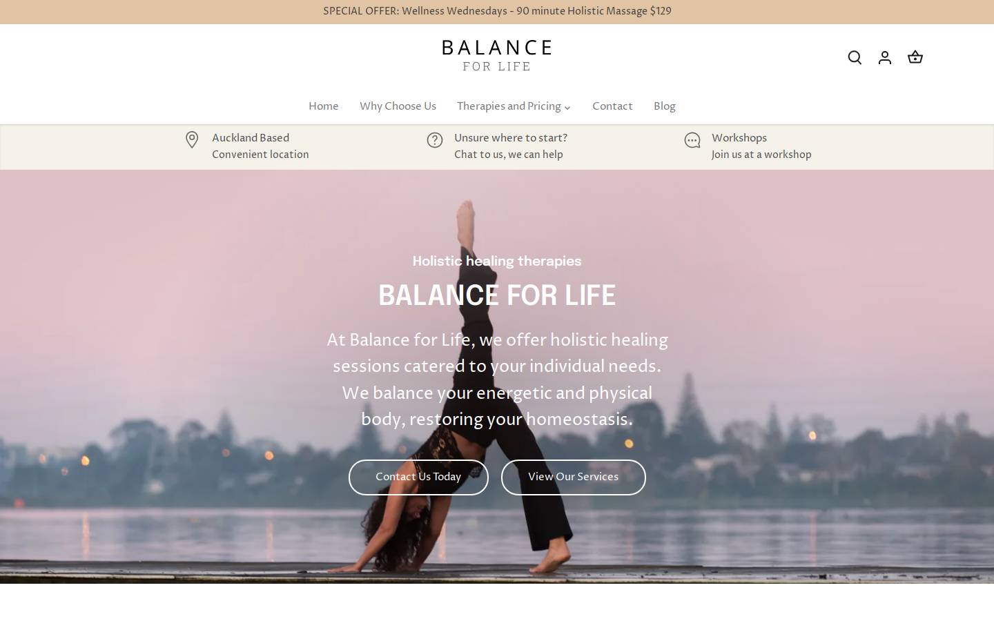 balanceforlife.co.nz homepage screenshot