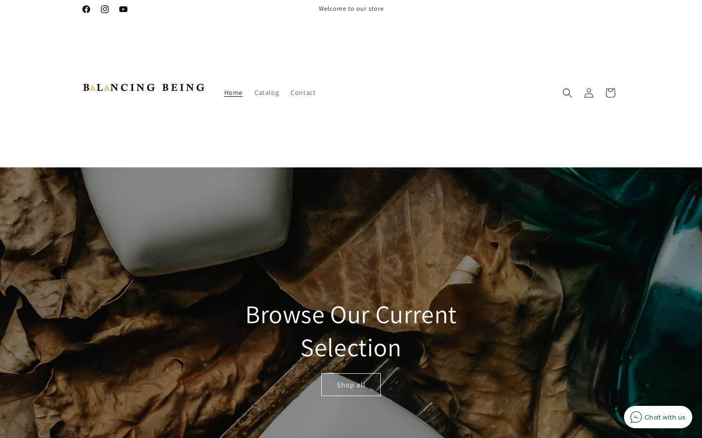 balancingbeing.com homepage screenshot