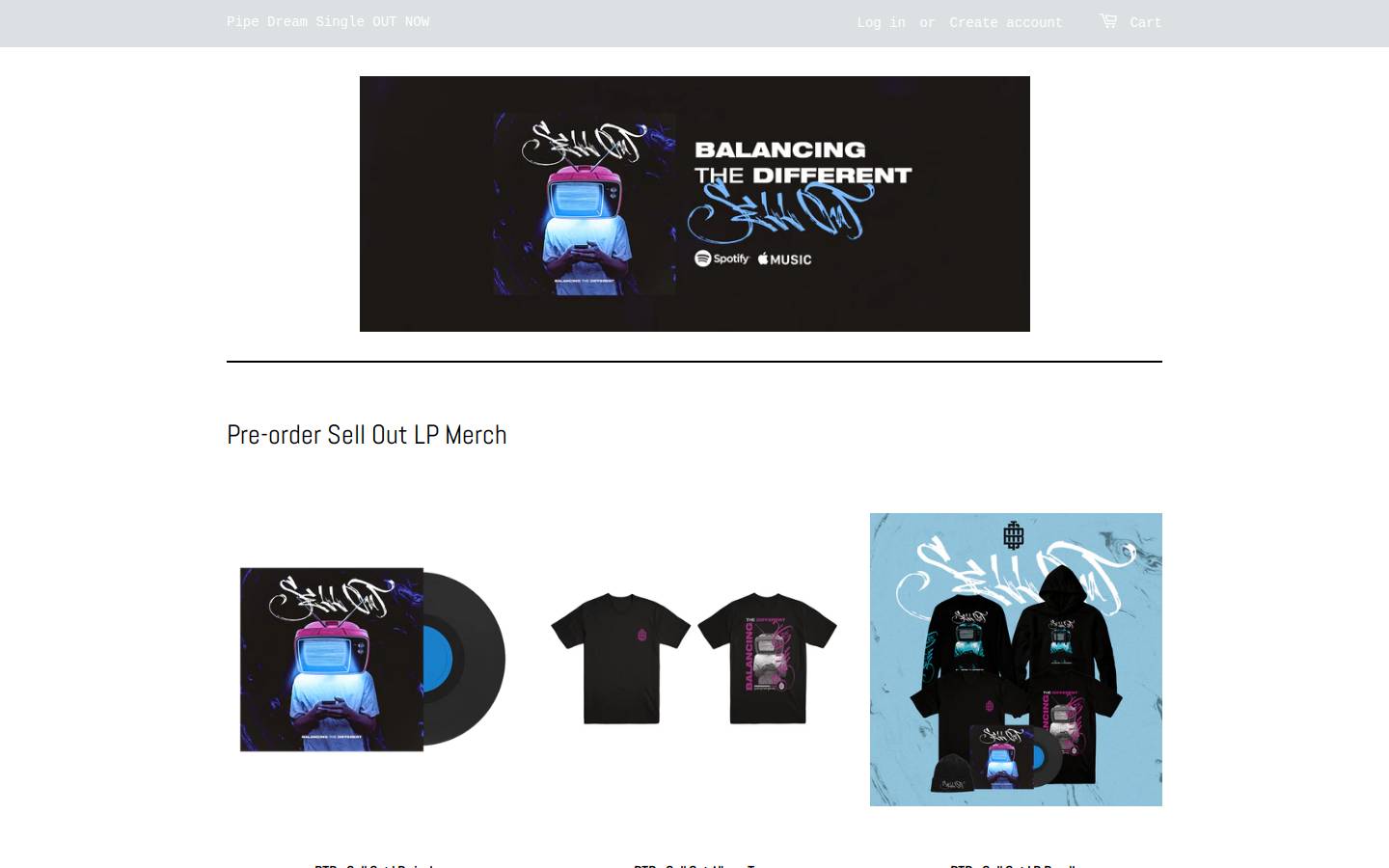 balancingthedifferentmusic.com homepage screenshot
