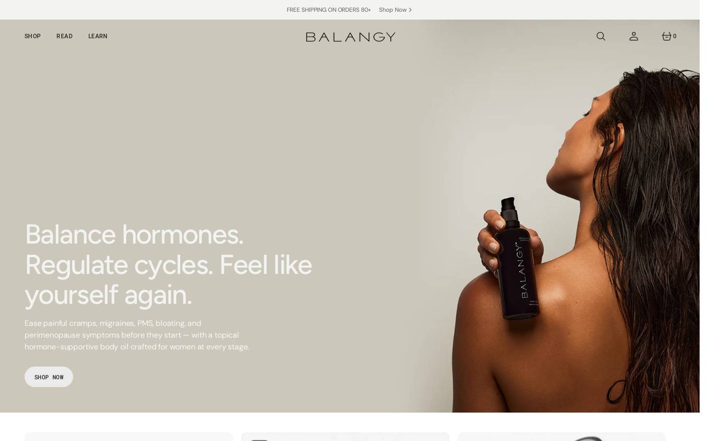 balangy.com homepage screenshot