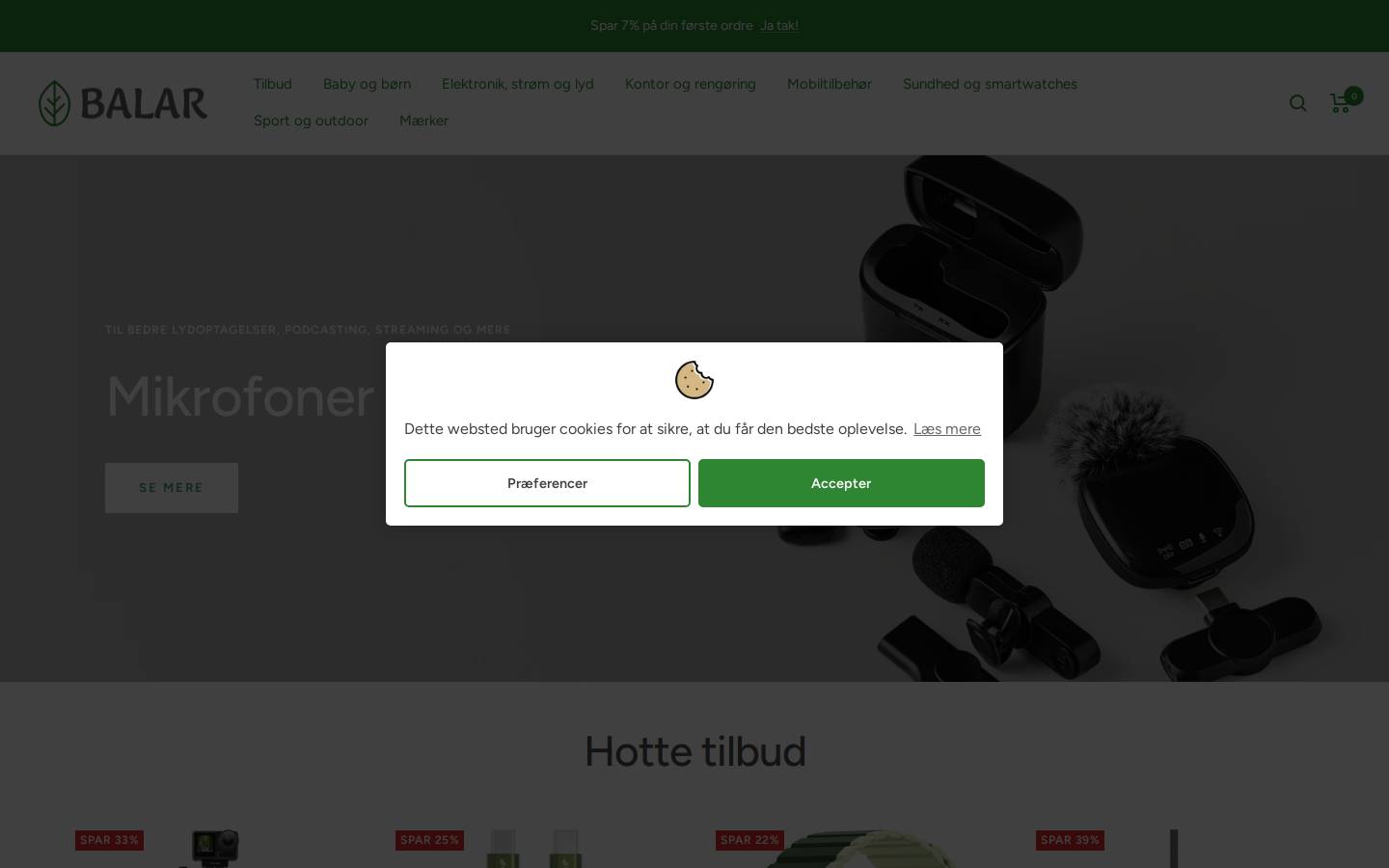Balar homepage screenshot
