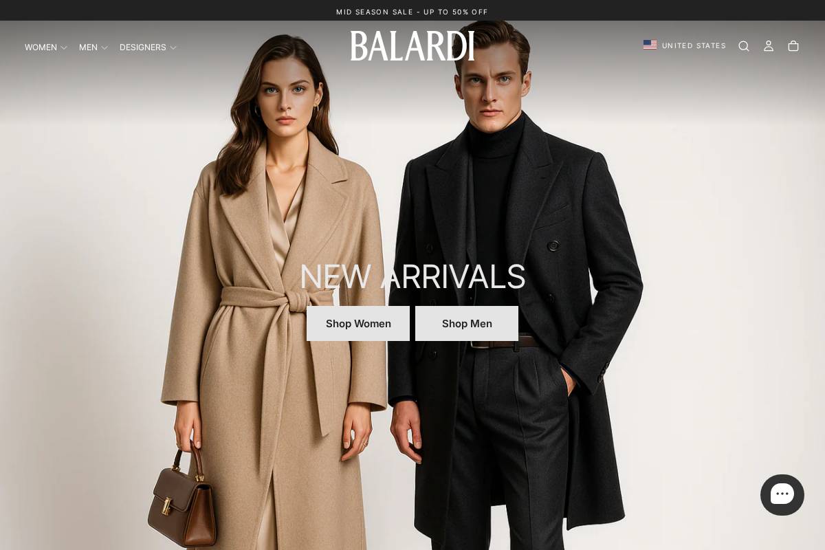 Balardi net - all for your baby homepage screenshot