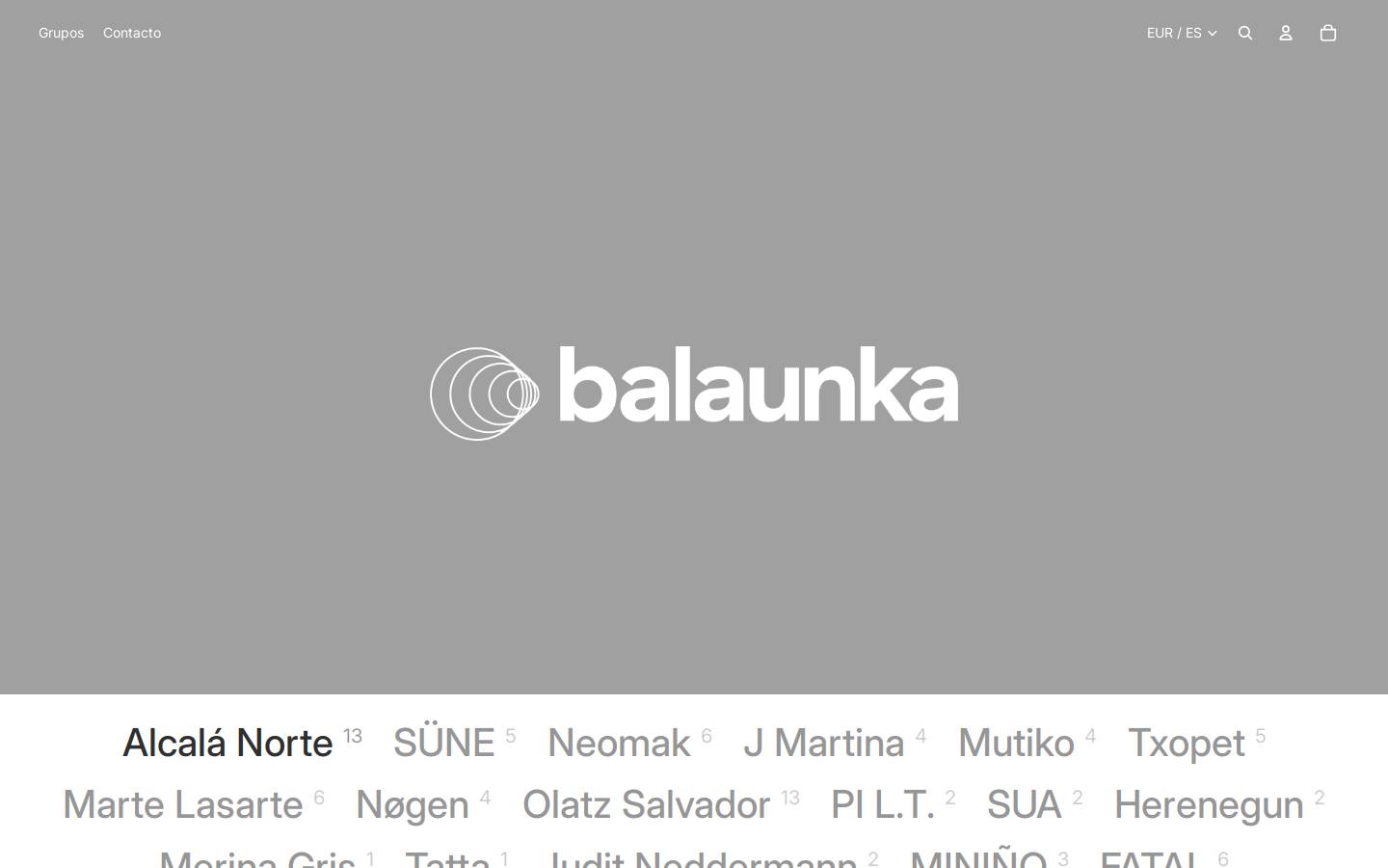 balaunka.com homepage screenshot