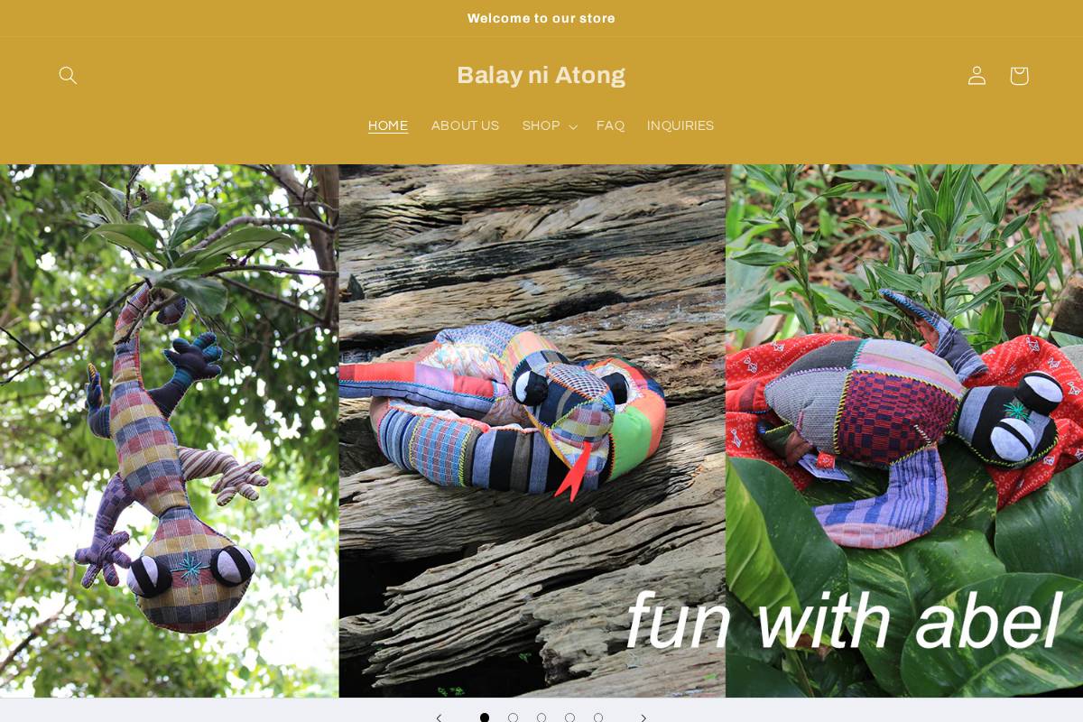 balayniatong.com homepage screenshot